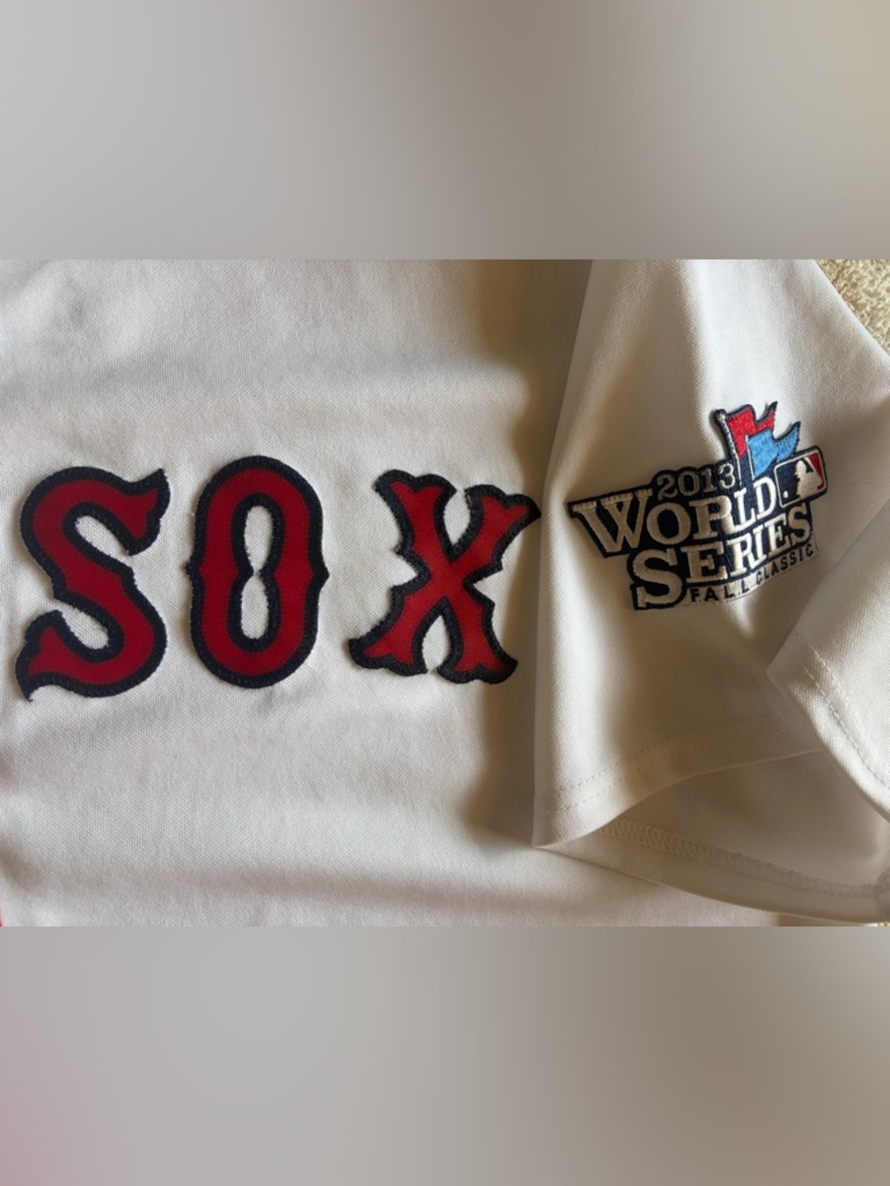 Boston Red Sox Majestic 2013 World Series Blank Jersey

Size XXL